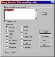 Shetty Search screenshot